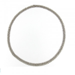 Collana in Oro Bianco e DiamantI
