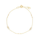 Bracciale Incontri Gioielli Valenza Mazzoni in Oro Giallo con Infinito