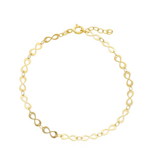 Bracciale Incontri Gioielli Valenza Mazzoni in Oro Giallo con Infinito