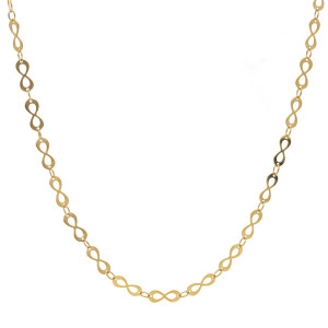 Collana Incontri Gioielli Valenza Mazzoni con Infinito in Oro Giallo