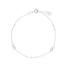 Bracciale Incontri Gioielli Valenza Mazzoni in Oro Bianco con Infinito