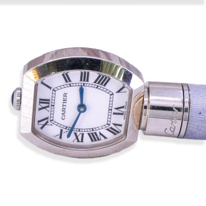 Penna a sfera Cartier Lady con orologio al quarzo - Rarità