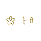 Orecchini con elemento centrale in Oro Giallo 9 Kt