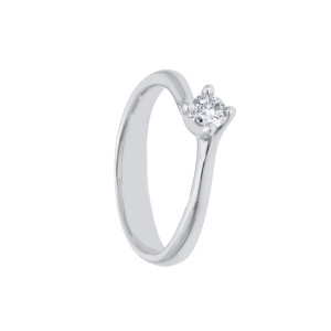 Anello solitario con diamanti, Colore G e Purezza SI (BBA240 SI)