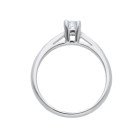 Anello solitario con diamanti, Colore G e Purezza SI (BBA440 SI)