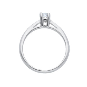 Anello solitario con diamanti, Colore G e Purezza SI (BBA440 SI)