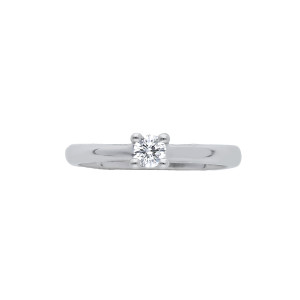 Anello solitario con diamanti, Colore G e Purezza VS (BBA440 VS)