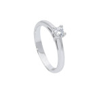 Anello solitario con diamanti, Colore G e Purezza SI (BBA440 SI)