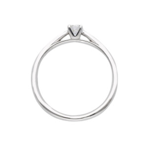 Anello solitario con diamanti, Colore G e Purezza SI (BBA670 SI)