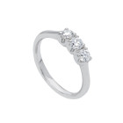 Anello Trilogy con diamanti, Colore G e Purezza SI (BBB130 SI)