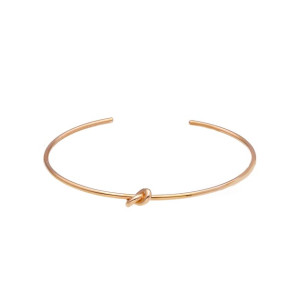 Bracciale rigido con nodo Dolce Vita Gioielli Valenza Mazzoni in Oro Rosa