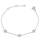 Bracciale Crivelli in oro e  stelline in diamanti