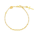 Bracciale Rosario in Oro Giallo Gioielli Valenza Mazzoni (gr. 3,20)