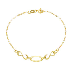 Bracciale a maglia ultraleggera Dolce Vita Gioielli Valenza Mazzoni in Oro Giallo (gr. 1,35)