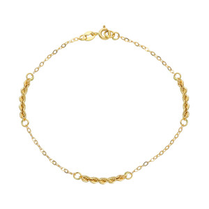 Bracciale a maglia ultraleggera Dolce Vita Gioielli Valenza Mazzoni in Oro Giallo (gr. 1,20)