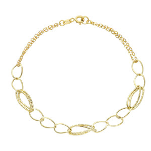 Bracciale a maglia ultraleggera Dolce Vita Gioielli Valenza Mazzoni in Oro Giallo (gr. 1,70)