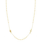 Collana Rosario in Oro Giallo Gioielli Valenza Mazzoni