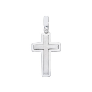Croce in Oro Bianco Gioielli Valenza Mazzoni (gr. 3,20)