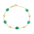 Bracciale Charm My Valenza in Oro Giallo e pietre colorate