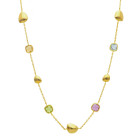 Collana Cromie My Valenza in Oro Giallo e pietre colorate