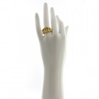 Anello Chimento Bamboo in Oro Giallo con diamante