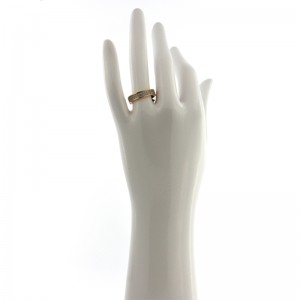 Anello Chimento Eternity in Oro Bianco e Rosa con diamanti