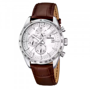 Orologio Festina Uomo Timeless Chronografo con cinturino in pelle 