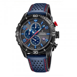Orologio Festina Uomo Cronografo Collezione Chrono Nero/Blu