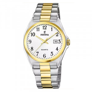 Orologio  Festina Uomo Solo Tempo Classic Silver/Gold F20554/1