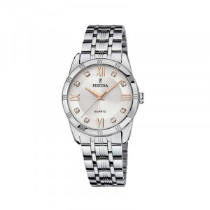  Orologio FESTINA Donna in acciaio con quadrante rosè F16940/8