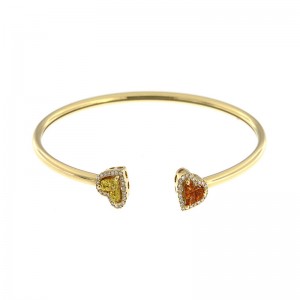 Bracciale D-Donna in Oro Giallo con Diamanti