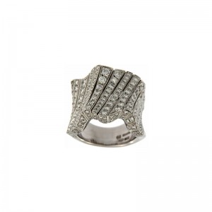 Anello Damiani in oro Bianco e Diamanti