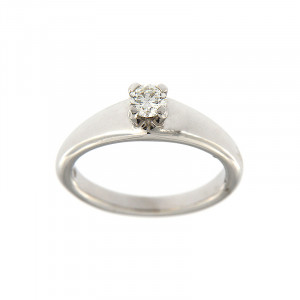 Anello Taglio Brillante Damiani Ct. 0.35