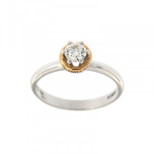 Anello Solitario Damiani Minou ct. 0.42