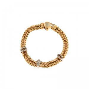 Bracciale Fope da Donna in Oro Bianco e Diamanti