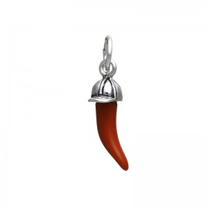Charm Giovanni Raspini Corno Rosso Cappellino