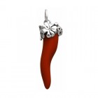 Charm Corno Quadrifoglio Grande