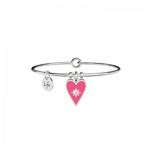 Bracciale Kidult in acciaio Cuore Amore Senza Limiti