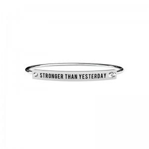 Bracciale Kidult in Acciaio Stronger Than Yesterday