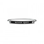 Bracciale Kidult in Acciaio Mai Arrendersi