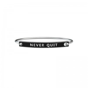Bracciale Kidult in Acciaio Mai Arrendersi