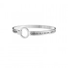 Bracciale Kidult in acciaio Chiudi gli Occhi