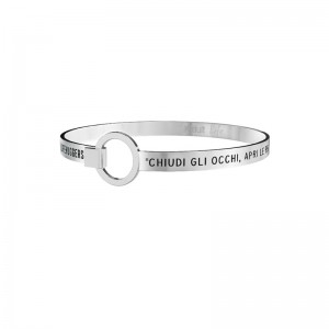 Bracciale Kidult in acciaio Chiudi gli Occhi