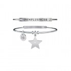 Bracciale Kidult in acciaio Frase Ininfluencer