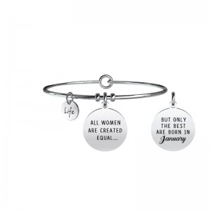 Bracciale Kidult in Acciaio Mesi Nascita