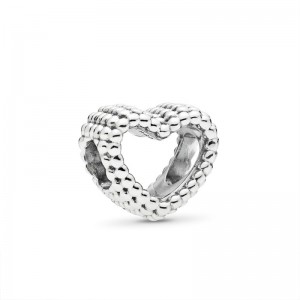 Pandora Moments Charm Cuore di Sfere Argento