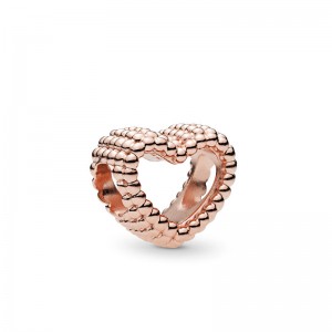 Pandora Moments Charm Cuore di Sfere Rose