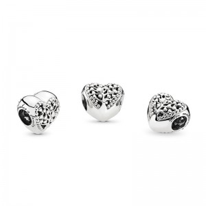 Pandora Moments Charm Cuore in Fiore
