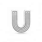 Pandora Reflexions Charm Lettera U