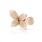 Anello Pasquale Bruni Giardini Segreti in Oro Rosa Cinque Petali